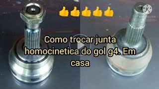 como trocar junta homocinetica do gol g4 em casa [upl. by Levana]