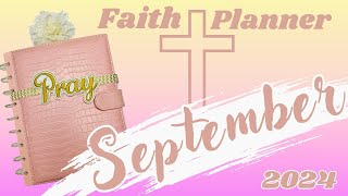 Faith Planner  “Batch Planning”  September 2024 [upl. by Nosloc412]