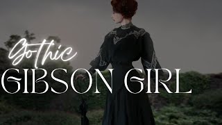 Creating a Dark Edwardian Ensemble  Sewing the Rare Past Patterns Gibson Girl Blouse [upl. by Oivat297]