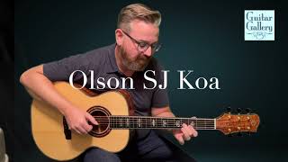 Olson SJ Koa Guitar 2005 at GuitarGalcom [upl. by Adniuqal]