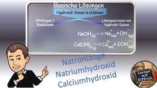 Basische Lösungen Laugen Hydroxide Salze und Lösungsprozesse [upl. by Amuwkuhc655]