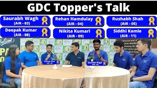 GDC TOPPERS TALK  GPAT2022  AIR 3 4 5 8 9 11  GPAT PREPARATION STRATEGY [upl. by Ariec267]