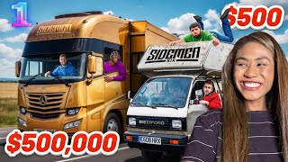 SIDEMEN 500000 vs 500 MOBILE HOME ROAD TRIP  REACTION [upl. by Olathe]