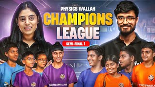 Ritik Sir VS Samriddhi Maam  PW Champion League  Semifinal 1 [upl. by Richards]