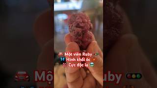 🌹Một viên ruby có hình giống một khối óc cực kỳ độc lạ 🔴🧌🚘🦋🦀👽👹🦜🐫 [upl. by Anawyt]