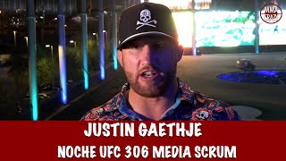 Justin Gaethje Picks Holloway over Topuria “I just got put to sleep by him” [upl. by Seif502]