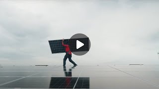 De zonnepanelen zijn geplaatst in de Brugse zonnetuin [upl. by Ditmore]