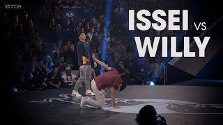 ISSEI vs WILLY stance angle  RED BULL BC ONE 2017 [upl. by Jeana]