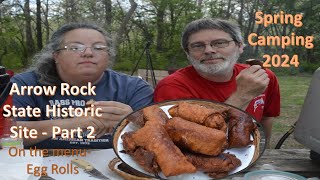 Arrow Rock State Historic Site – Dutch Oven Egg Rolls [upl. by Ayn]