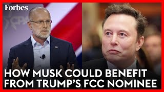 How Elon Musk Could Benefit From Donald Trump’s FCC Nominee Brendan Carr  Forbes Topline [upl. by Blinny]