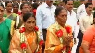 Women priests defy stereotypes at Mangalore temple [upl. by Odrautse]