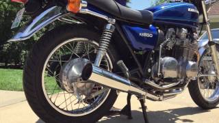 FOR SALE 1978 Kawasaki KZ650 Kerker Exhaust Backside [upl. by Hahcim118]