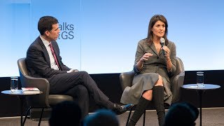 Former Ambassador Nikki Haley Author of quotWith All Due Respectquot [upl. by Htyderem]