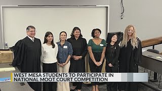 Five West Mesa High School students make it to National Moot Court Competition [upl. by Saxe750]