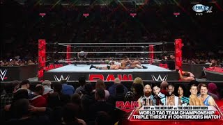 Tommaso Ciampa amp Johnny Gargano Vs The Creed Brothers Vs The New Day Parte 2 Raw 15042024 Español [upl. by Dhar]