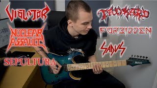 6 MORE FAST And UNDERRATED Thrash Metal Songs [upl. by Hgielar28]