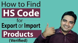 How to Find HS Code for Export or Import Products Verified  Ways to Check List of Hs Codes [upl. by Hofstetter7]