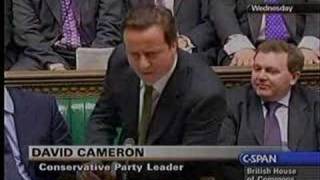 Prime Ministers Question Time  Northern Rock [upl. by Aihsek]