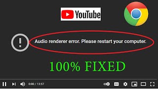 How to fix Audio renderer error Please restart your computer  Smart Enough [upl. by Eillehs]