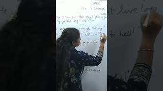 How to change optative sentences from direct to indirect speech harpreetclasses trending viral [upl. by Inahpets]