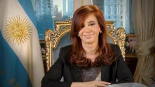 La Presidenta Cristina Fernández lanza el canal oficial Casa Rosada [upl. by Emmett]