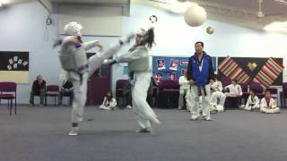 Taekwondo Sparring  Lajust September HQ [upl. by Raamal]