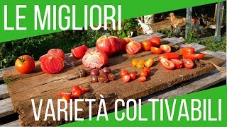 Le migliori varietà di pomodoro da coltivare  ORTO E GIARDINAGGIO [upl. by Retse]