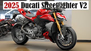 OFFICIALLY PAVED 2025 Ducati Streetfighter V2  First details and look [upl. by Ham]