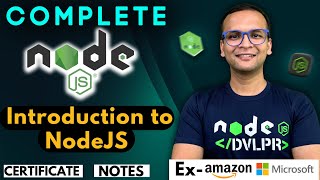 🚀🔥 Lecture 1 Introduction to NodeJS  NodeJS Complete Course ❤️ in Hindi  Notes  Certification [upl. by Peterson]