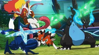 Charizard vs Greninja vs Infernape vs Lycanroc AMV  Pokemon [upl. by Oflodur185]