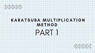 KARATSUBA MULTIPLICATION  PART 1  Malayalam Explanation മലയാളം [upl. by Lidah]