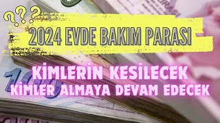 Kimler Evde Bakım Maaşı Alabilecek Kimlerin Kesilecek YENİ HANE GELİR KRİTERİ BELLİ OLDU [upl. by Atisusej]