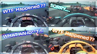 Hungary GP Race Start Crash Onboard Bottas Verstappen Norris Perez  2021 Hungarian Grand Prix [upl. by Attikin]