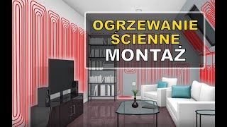 OGRZEWANIE płaszczyznowe ŚCIENNE wodne instalacja montaż jak ułożyć ogrzewanie ścienne [upl. by Moyer]