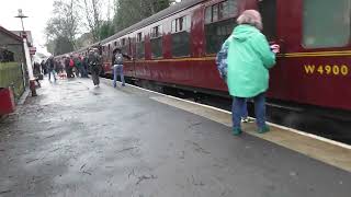 45212 at Haworth at 125pm Sunday 4th February 2024 Please subscribe to this channel [upl. by Dolphin]