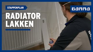 Zelf je radiator lakken  GAMMA België [upl. by Goldwin]