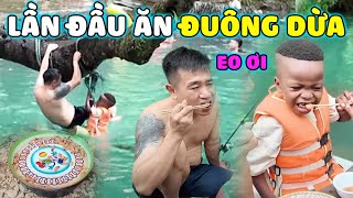 Quang Linh Vlogs  Lần Đầu Ăn Con Đuông Dừa Tại Lào    Và Cái Kết [upl. by Nhepets481]