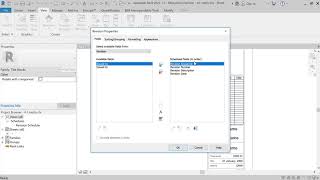 Create a Titleblock with Labels and the Revision Schedule in Revit [upl. by Zedecrem]