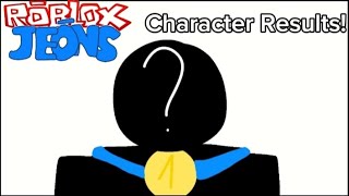 Roblox Jeons Characters Results [upl. by Idok]