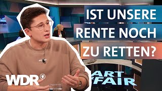 Hoffnungsträger Aktienrente Staatliche Börsenspekulation gegen Altersarmut  Hart aber fair  WDR [upl. by Imeaj42]