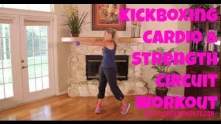 Kickboxing Kickboxing Classes Burn Fat Calories The Kickboxing Circuit Workout [upl. by Levon]