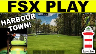 FORESIGHT SPORTS FSX PLAY NEW HARBOUR TOWN GOLF LINKS with GCQUAD [upl. by Ratha]