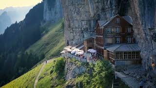 Alpstein von oben Berggasthaus Aescher [upl. by Hull]