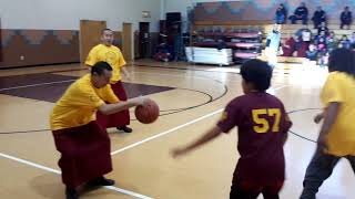 Mystical Arts of Tibet vs Taos Pueblo Day School Basketball Game [upl. by Eadahc]