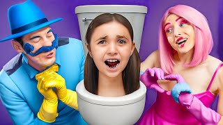 Skibidi Toilet Was Adopted by Mommy Long Legs and Daddy Long Legs Roblox Skibidi Toilet is Missing [upl. by Shandee]