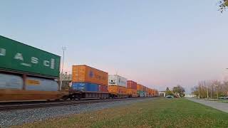 Csx I165 at Berea cp 7020 leading kcs gevo and CIT units in tow [upl. by Eanat184]