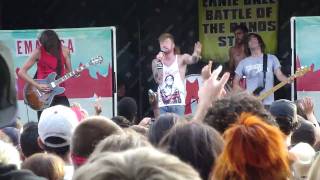 Emarosa  The Past Should Stay Dead Live 2010 Warped Tour [upl. by Latonia]