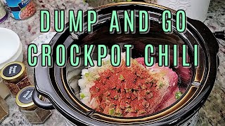 TURKEY CHILI  Slow Cooker Turkey Chili Recipe  Dump And Go CROCKPOT Meals [upl. by Solnit]