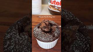 1Minute nutella mug Cake 🤤😍 easyrecipe cake shorts [upl. by Billie]