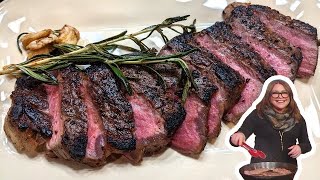 How to Make Tagliata Italian Sliced Steak with Arugula  Rachael Ray [upl. by Ladnek]